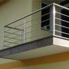 Partition, office interiors, stainless  handrail, Windows thumb 4