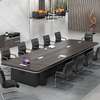 Grey 3-Meter Wooden Boardroom Table thumb 6