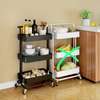 movable trolley storage rack( fully metallic) thumb 2