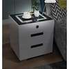2 Drawer Fingerprint Lock Smart Bedside Table thumb 7