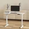 1.2 M White Rectangular Office Desk thumb 1