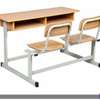 2 seater modern school desk with a bench thumb 8
