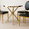 Dining Set: Premium Gold Frame Dining set thumb 0