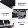 3 Person Leather Reception Office Bench thumb 5