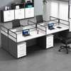 Modern Luxury New Design MDF 4-Way Workstation thumb 11