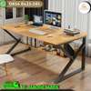 Office Desk; Rectangular Wooden Metal Framed Office Desk thumb 5