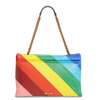 KURT GEIGER LONDON, Rainbow Shop XXL Kensington Leather Crossbody Bag thumb 1