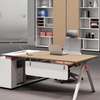 Office Desk: L-Shaped Administrative Executive Office Desk thumb 5