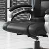 Office Chair; Black Leather Ergonomic Office Desk thumb 1