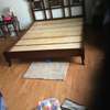 5*6 elegant hard wood bed on quick sale plus the shelve thumb 3