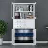 Glass & Steel Filing Cabinet – Secure Storage Drawers thumb 1