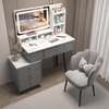 Modern Dressing Table with Storage Cabinet thumb 1