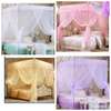 Four Stands Mosquito Net With Metallic Stand-varrying colours thumb 0