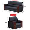 5-Seater Reception Business Leather Office Sofa thumb 3
