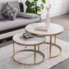 Coffee Table: Nordic Tempered Glass Round Coffee Table thumb 6