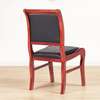 Office Chair; Mahogany Legs Executive Visitors Chair thumb 2