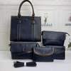 *Quality Original Designer Ladies Business Casual Rubber 5 in 1 Legit  Handbags Backpack Clutch Wallet Set*. thumb 0