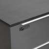 Office Desk: 180cm Gray Executive Office Desk thumb 1