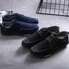 Black and Blue Denim Canvas Shoes For Men thumb 1