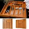 Multifunction bamboo drawer organizer thumb 3