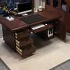 Office Desk: 1200mm Dark Mahogany Staff Desk thumb 4