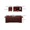 1800mm L-Shape Design Executive Office Table thumb 1