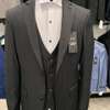 Black Stripped Designer Suit thumb 2