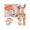 SQ Professional Foot Spa Footbath Massager SQ 368 Orange And White thumb 0