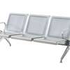 3‑Seater Modern Steel Reception Office Bench thumb 5