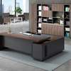 Modern CEO Office Table – L-Shaped Wood Executive Desk thumb 2