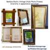Bamboo Rustic Vintage Style Photo Frames thumb 0