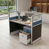 Office Workstation; Modern One Way Office Workstation thumb 1
