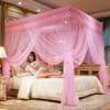 QUEEN KING SIZE LACE MOSQUITO NET CANOPY thumb 1
