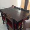 Hard Wood Dining Table with Chairs thumb 0