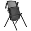 Office Chair: Black Foldable Fabric Ergonomic Chair thumb 4