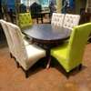 Fully tufted dining table with 6 or 8 chairs thumb 5