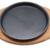 Sizzling Hot Plate With A Bamboo Stand thumb 0