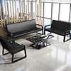 Black Fabric 5 Seaters Sofas For Reception thumb 3