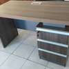 Office Desk; 160cm Wood Luxury Office Desk thumb 0