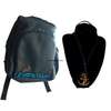 Black Leather Laptop Backpack with necklace thumb 1