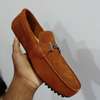 Tods Suede Loafers Horsepit Loafers Mens Shoes Brown thumb 0