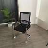 Ergonomic Armrest Visitors Waiting Chrome-Based Chair thumb 6
