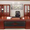 Office Desk:  1800MM Mahogany Sleek Office Desk thumb 1