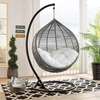 Luxury Wicker Hanging Egg Chair – Modern Rattan Swing thumb 5