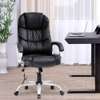 Office Seat: Chair With High Density Sponge Seat and Back thumb 0