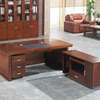 Office Desk: 1400mm Mahogany L-Desk thumb 5
