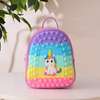 Unicorn Pop School Backpack for Girls Pop Bubbles Toy thumb 3