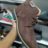 Authentic Brown Suede Leather Boots Mens Cacatua Laced Boots thumb 1