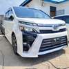 Toyota Voxy WXB 2017 white 2wd thumb 1