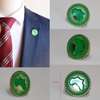 African Union Flag Lapel Pin Badge thumb 3